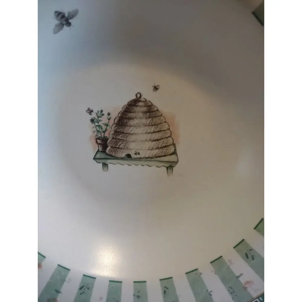 Pfaltzgraff NATUREWOOD Stoneware Bowl Wide Rim Soup Bowl Beehive pattern